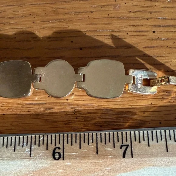 Kenneth Jay Lane Gold Scarab Vintage Bracelet - Picture 8 of 11